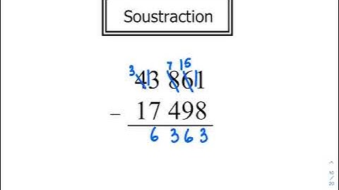 S1-A03 - Les algorithmes des 4 opérations