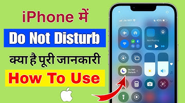 what is do not disturb mode iphone | what is the meaning of do not disturb in iphone | do not dis...