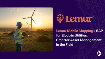 Lemur Mobile Mapping + SAP for Electric Utilities: Field-First Asset Management That Works Offline