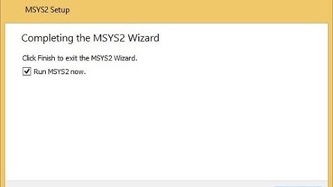 Installing Mysys2 for installing ruby on windows - Part 2