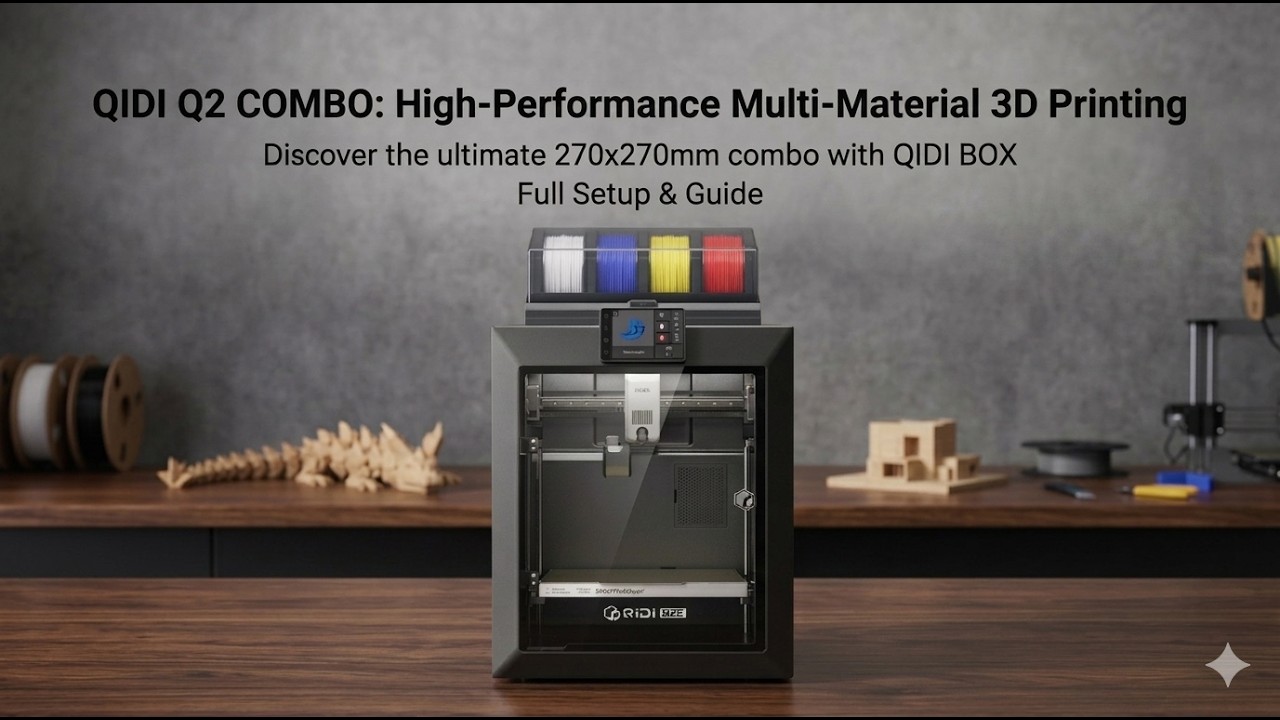 QIDI Q2 Combo 3D Printer Review and Performance Test - YouTube