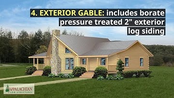 Ranch-Style Log Cabins -  Appalachian Log Structures