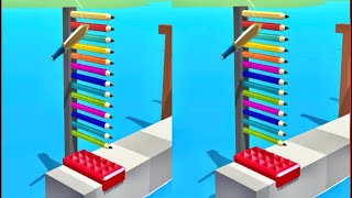 Slice It All Mobile Gameplay ☄️🌈☄️Max Levels (iOS/Android) screenshot 4