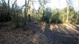 mountain bike at steetley quarry 2-3-13