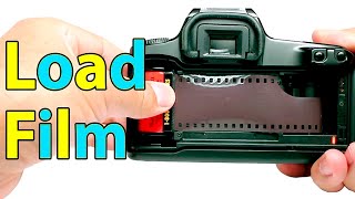 How to load 35mm Film into Canon EOS Rebel S II, EOS 1000 S EOS 1000 F: For the Love of Cameras! Resimi