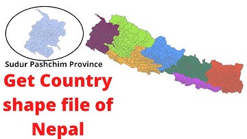 Get Country Shape file of Nepal