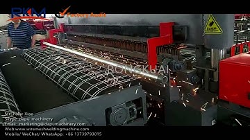 Automatic roll wire mesh welding  machine sold to Pakistan