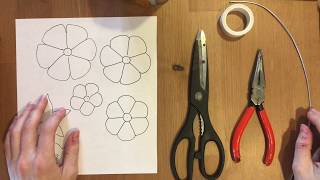 Art Activity: Recycled Aluminum Flowers