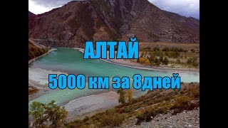Алтай. 5000 километров за 8 дней