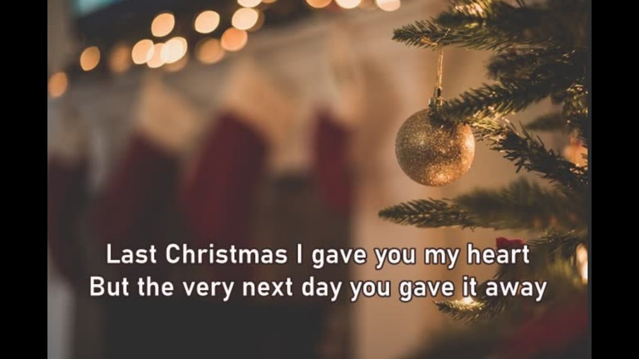 [Karaoke with lyrics] Last Christmas Wham! (piano) YouTube