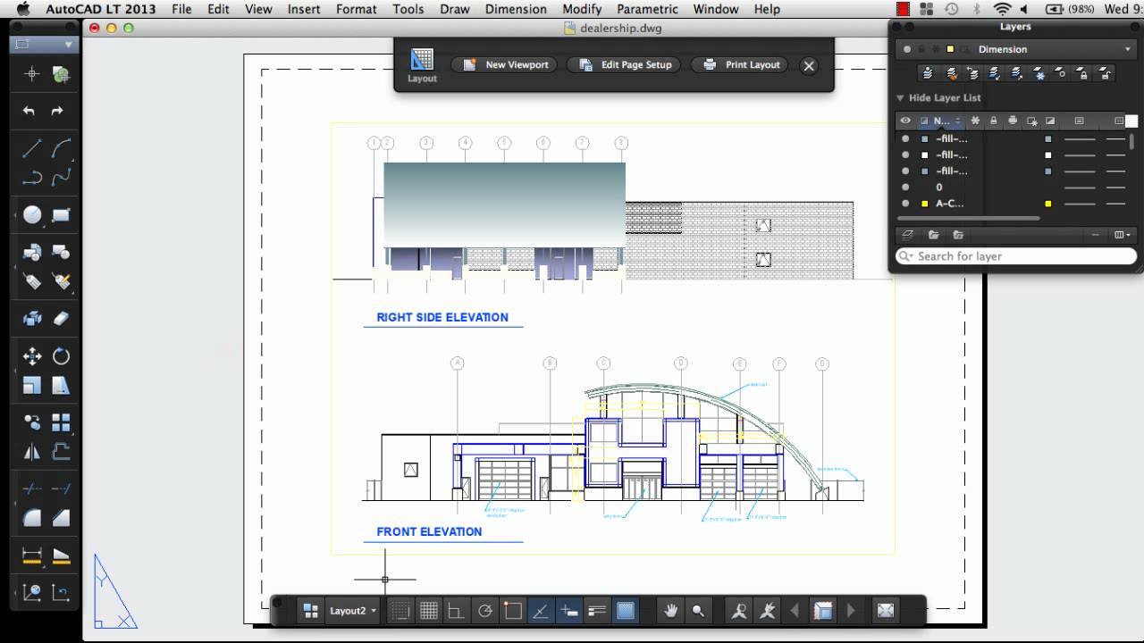 Print a Drawing Layout AutoCAD LT 2013 for Mac YouTube