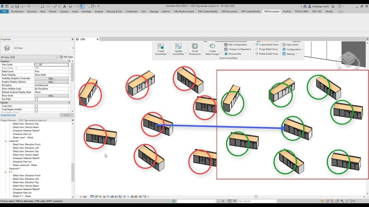 How to modify all sametype assemblies in Revit at once YouTube