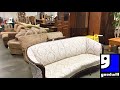 GOODWILL FURNITURE SOFAS COUCHES ARMCHAIRS CHRISTMAS DECOR SHOP WITH ME SHOPPING STORE WALK THROUGH