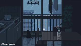 🕯️ Candle & Rain – Peaceful Piano Ambience for Evening Work