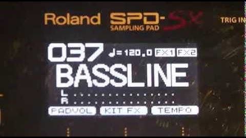 Roland SPD-SX Tutorial part 3 with Ryan Jenkinson