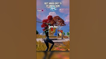 BEST Hidden Drop Spot For UNREAL RANK !! 🤫🏆#fortnite #shorts