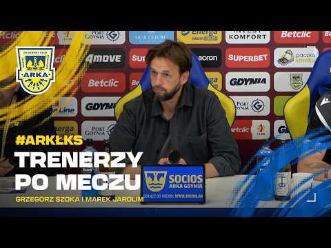 ARKA GDYNIA - ŁKS ŁÓDŹ 1:1. TRENERZY PO MECZU