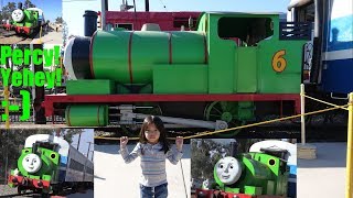 REAL Thomas the Tank Engine and Percy The Small Engine! Real ENGINES! Real Thomas the Train!