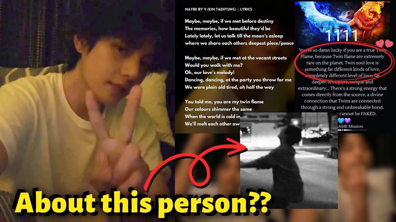 Kim Taehyung’s “Maybe” actually talking about this?? It symbolizes water and fire connection??!
