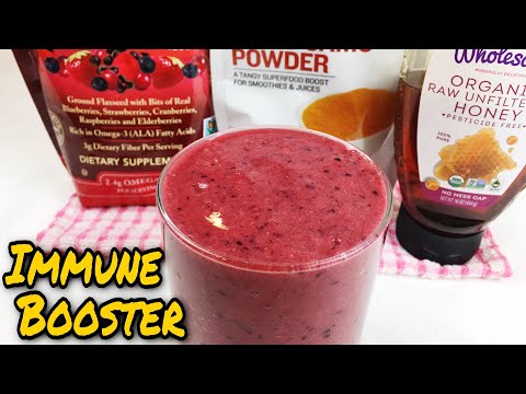 HOW TO BOOST YOUR IMMUNE SYSTEM WITH SUPERFOOD SMOOTHIE (Healthy lifestyle)