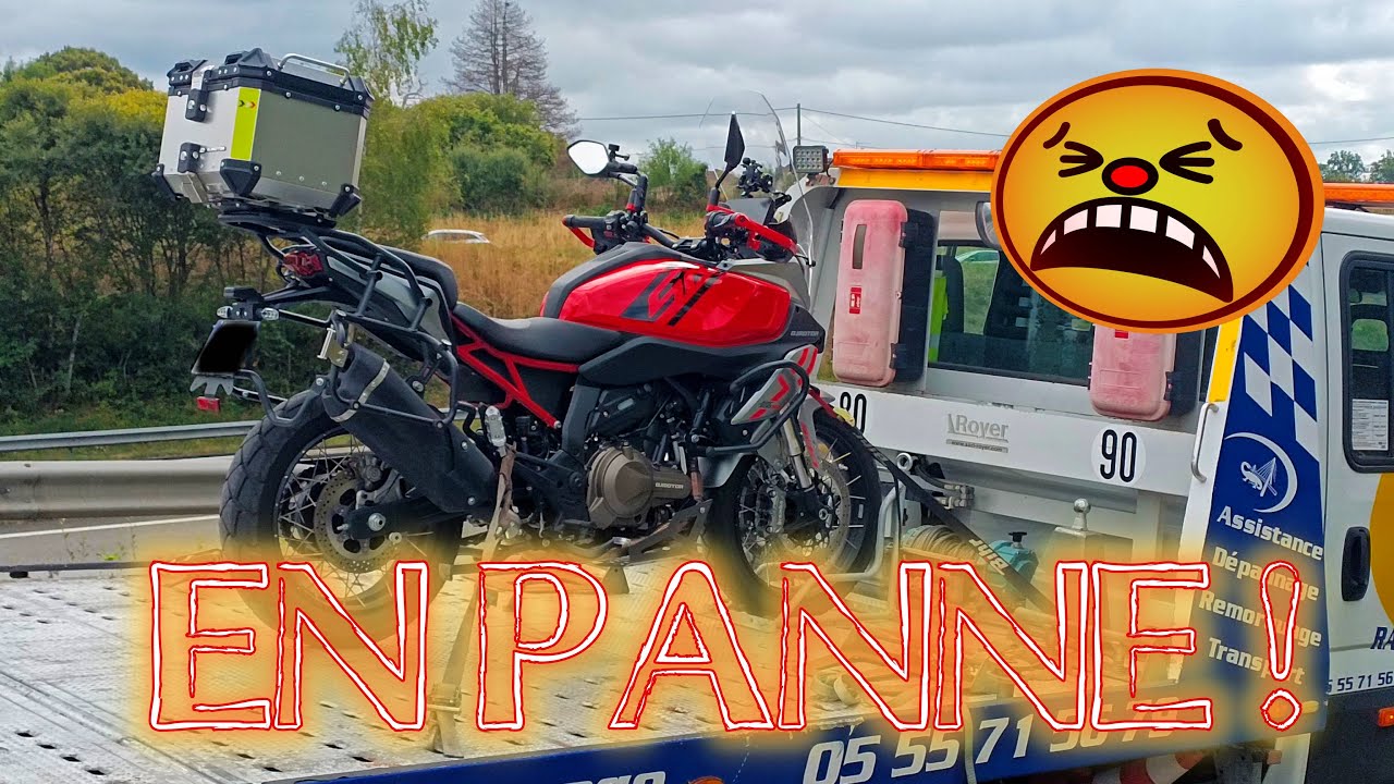 QJ Motor SRT 600 SX - 😱C'est la panne !