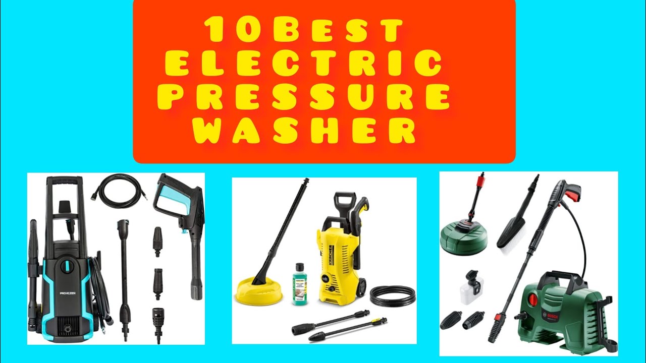 10 Best Electric Pressure Washer/Portable Pressure Washers on Amazon