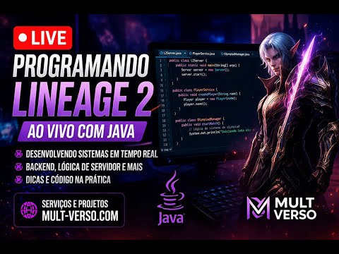 ⚔️ LIVE CODING L2: Programando Sistema Java em Tempo Real - YouTube