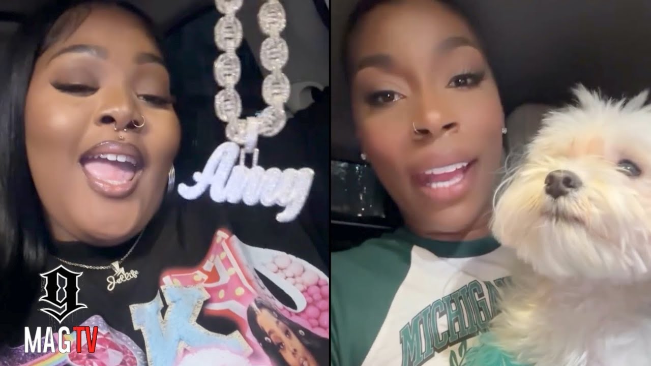 Tokyo Vanity Snatches Amy Luciani's Chain & Gets Her Dog Snatched Up By Amy! 😱