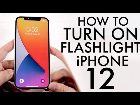 Video: How To Turn On The Flashlight