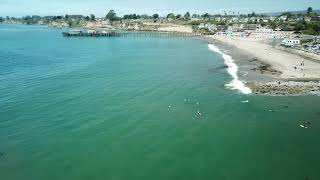 Capitola beach in santa cruz ca during 2020 covid times