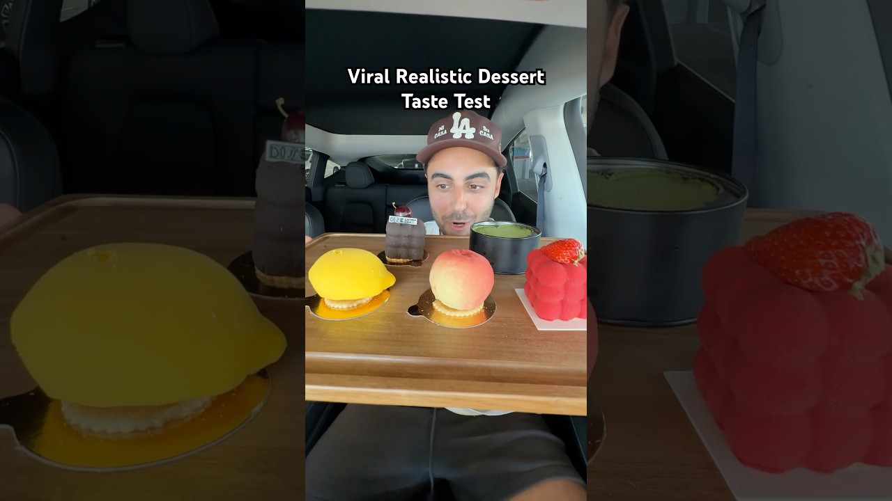 Finally trying the viral realistic desserts from Tu Cha in Koreatown! #foodreview #mukbang