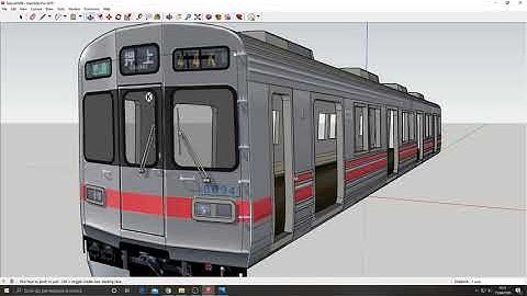 Making a Tokyu 8090/8590 Series for Trainz - Part 4 (Texturing)
