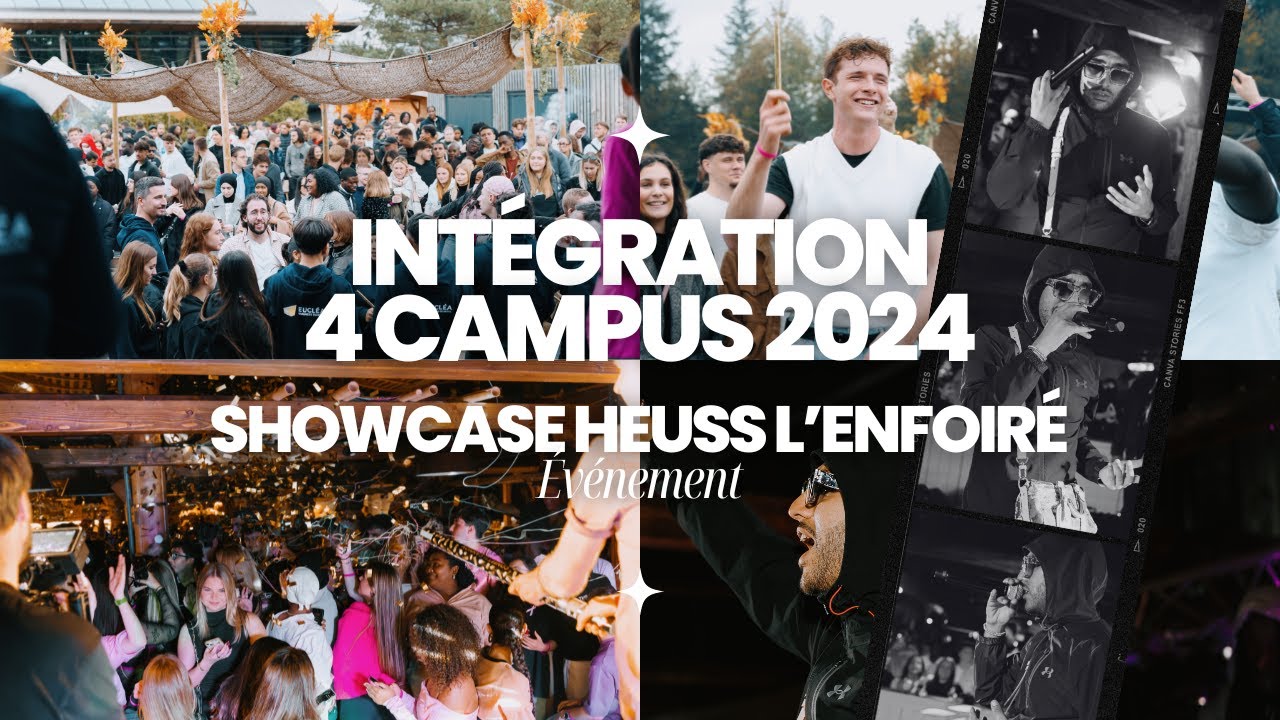 Intégration 4 campus 2024 - Showcase Heuss L'Enfoiré - YouTube