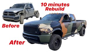 REBUILDING THE CHEAPEST 2015 Dodge Ram IN 10 MIN