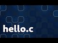 Hello world in c using gcc on linux