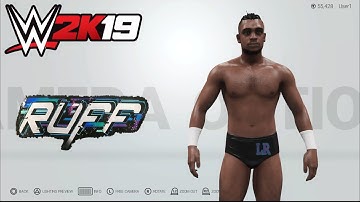 WWE 2K19 ps4/xbox one Leon Ruff caw