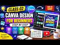 Canva for Beginners | Learn Design Step by Step | Class 02 | #AIEduLive