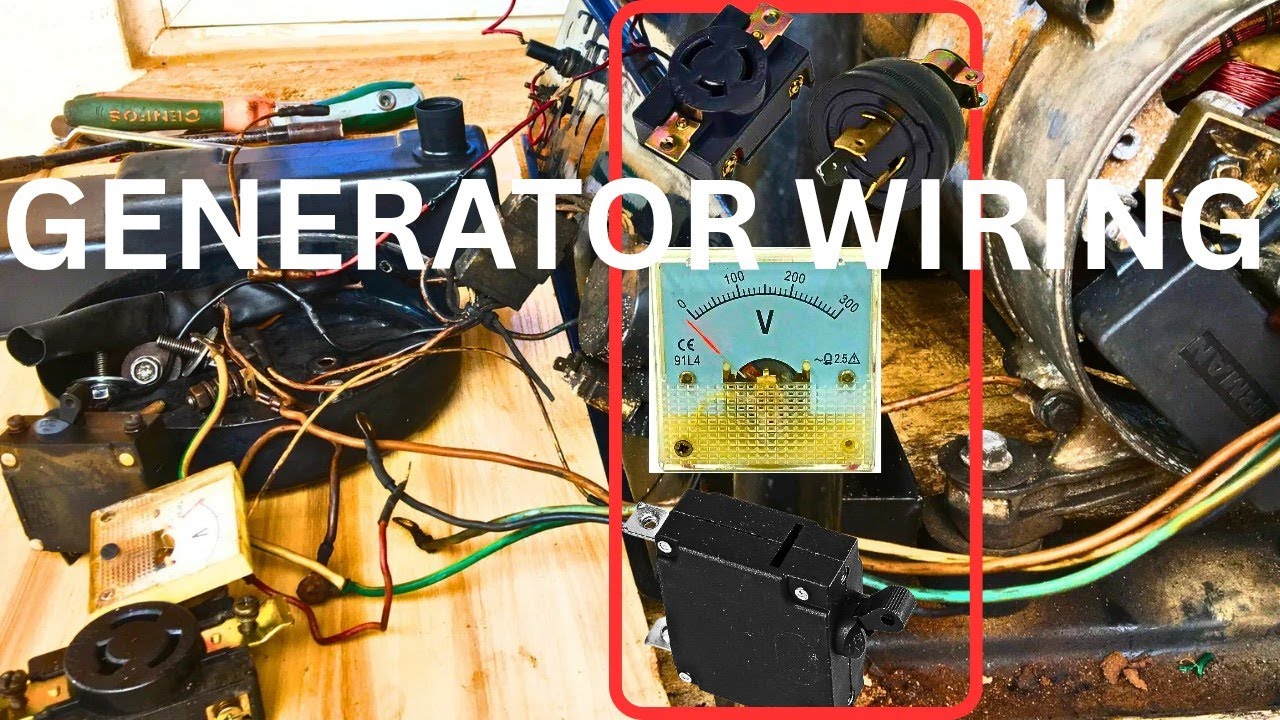 Generator wiring - YouTube