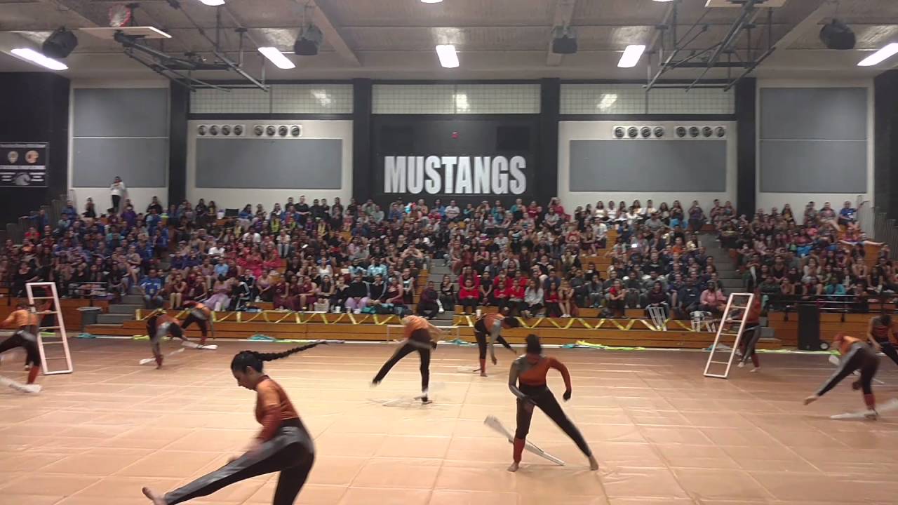 Stockdale high school colorguard