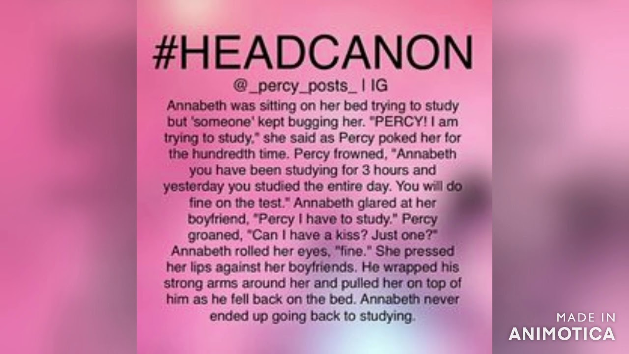 Percy Jackson Headcannons