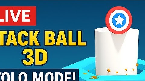 Stack Ball 3D: Level 116+ YOLO Mode! | One Mistake = Game Over