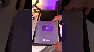 Silver play button youtube