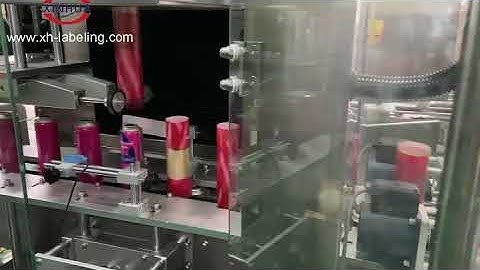 aluminum aerosol spray cans shrink sleeve labeling machine