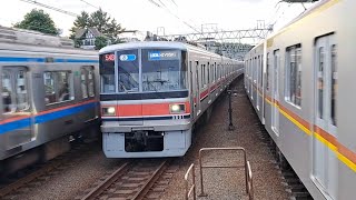 【54S東急車代走】東急目黒線3000系3101F各駅停車日吉行き多摩川駅到着(2023/5/31)