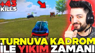 +43 KİLLS ! TURNUVA KADROM İLE KLASİK MAÇ GİRERSEK FURY TEAM PUBG Mobile