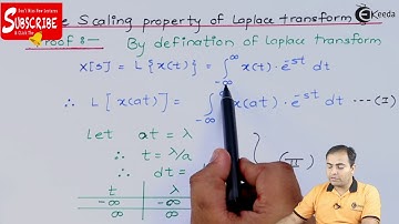 Time Scaling Property of Laplace Transform | Laplace Transform | Signals and Systems