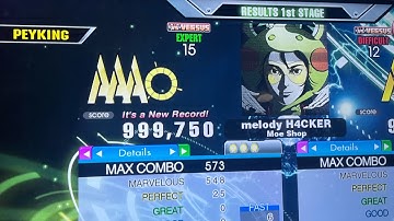 (DDR A3) 15 PFC#160 melody H4CKER (ESP-15) 999,750!!!