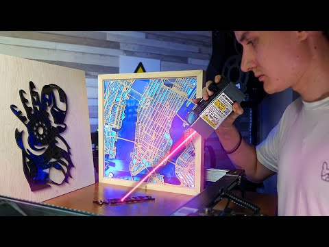Video: Funda de iPhone grabado con láser en madera que se asemeja a una cámara
