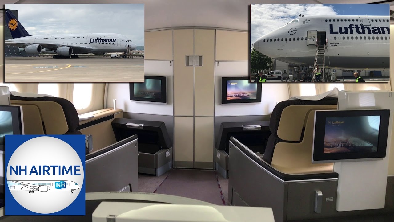 Lufthansa Airbus A380 Boeing 747 8 Cabin Visit