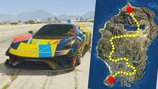 INCREIBLE CARRERA POR TODO EL MAPA! - GTA V ONLINE - GTA 5 ONLINE